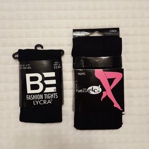 Black Tights (2 Pairs)